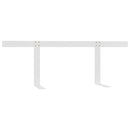 ryglæn til pallesofa 110 cm jern hvid