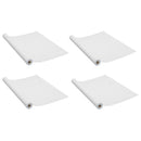 selvklæbende dørfolie 4 stk. 210x90 cm PVC hvidt træ
