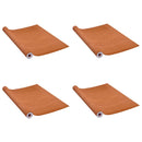 selvklæbende dørfolie 4 stk. 210x90 cm PVC lyst egetræ