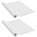 selvklæbende møbelfolie 2 stk. 500x90 cm PVC hvidt træ