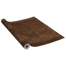 selvklæbende møbelfolie 2 stk. 500x90 cm PVC mørkt egetræ