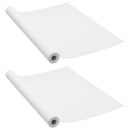 selvklæbende møbelfolie 2 stk. 500x90 cm PVC hvid