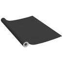 selvklæbende møbelfolie 2 stk. 500x90 cm PVC sort