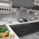 selvklæbende møbelfolie 2 stk. 500x90 cm PVC sort