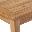 7-delt havespisesæt 150x90 cm massivt teaktræ
