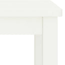 sengebord 35x30x47 cm massivt fyrretræ hvid