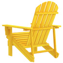 Adirondack-havestol massivt grantræ gul