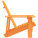 Adirondack-havestol massivt grantræ orange