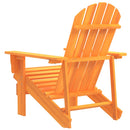 Adirondack-havestol massivt grantræ orange