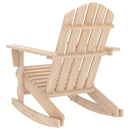 Adirondack-gyngestol massivt grantræ