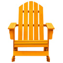 Adirondack-gyngestol massivt grantræ orange