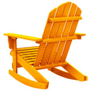 Adirondack-gyngestol massivt grantræ orange
