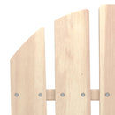 Adirondack-havestole med tebord massivt grantræ