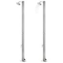 havebruser 215 cm rustfrit stål