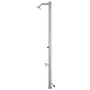 havebruser 215 cm rustfrit stål