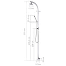 havebruser 215 cm aluminium