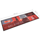 køkkenmåtte 60x180 cm vaskbar tomattryk