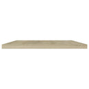 boghylder 8 stk. 40x30x1,5 cm konstrueret træ sonoma-eg