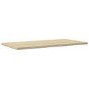 boghylder 4 stk. 60x30x1,5 cm konstrueret træ sonoma-eg