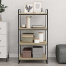 boghylder 8 stk. 60x50x1,5 cm spånplade sonoma-eg