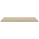 boghylder 8 stk. 60x50x1,5 cm spånplade sonoma-eg