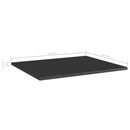 boghylder 8 stk. 60x50x1,5 cm spånplade sort højglans