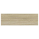 boghylder 4 stk. 80x20x1,5 cm konstrueret træ sonoma-eg