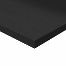 boghylder 8 stk. 80x30x1,5 cm konstrueret træ sort højglans