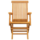 havestole med vinrøde hynder 2 stk. massivt teaktræ