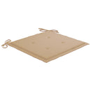 havestole 3 stk. med hynder massivt akacietræ