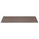 trappemåtter selvklæbende 15 stk. 65x21x4 cm beige rektangulær kant