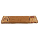 15 stk. trappemåtter 65x21x4 cm selvklæbende beige