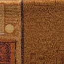 15 stk. trappemåtter 65x21x4 cm selvklæbende beige