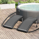 solvarmere til pool 2 stk. 110x65 cm buet