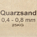 filtersand 25 kg 0,4-0,8 mm
