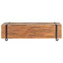 tv-bord 110x30x32,5 cm massivt teaktræ