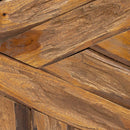 tv-bord 110x60x38 cm massivt teaktræ