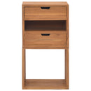 opbevaringsskab 40x30x76 cm massivt teaktræ