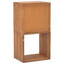 opbevaringsskab 40x30x76 cm massivt teaktræ