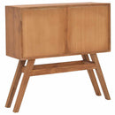 konsolbord 80x30x80 cm massivt teaktræ