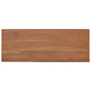 konsolbord 80x30x80 cm massivt teaktræ