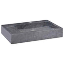 håndvask 58x39x10 cm marmor sort
