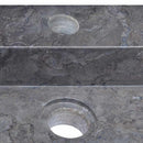 håndvask 58x39x10 cm marmor sort