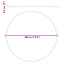 bordplade Ø40x2,5 cm marmor sort