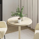 bordplade Ø50x2,5 cm marmor cremefarvet