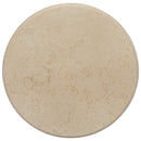 bordplade Ø50x2,5 cm marmor cremefarvet