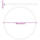 bordplade Ø50x2,5 cm marmor cremefarvet