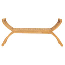 havebænk 126 cm massivt teaktræ