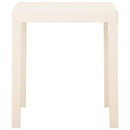havebord 79x65x72 cm plastik hvid