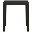 havebord 79x65x72 cm plastik antracitgrå